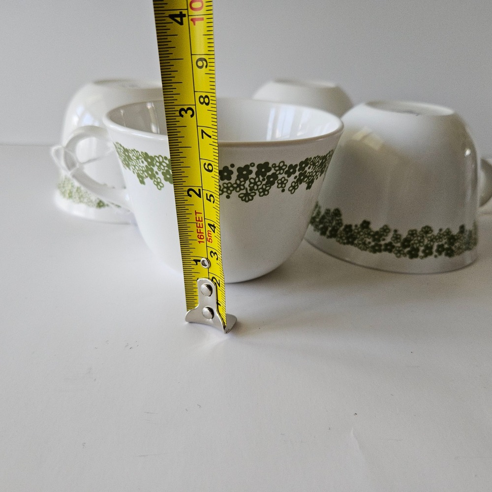 Corelle Livingware by Corning Spring Blossom Cups LOT of 4 - Tea Coffee Mug - Picture 10 of 10
